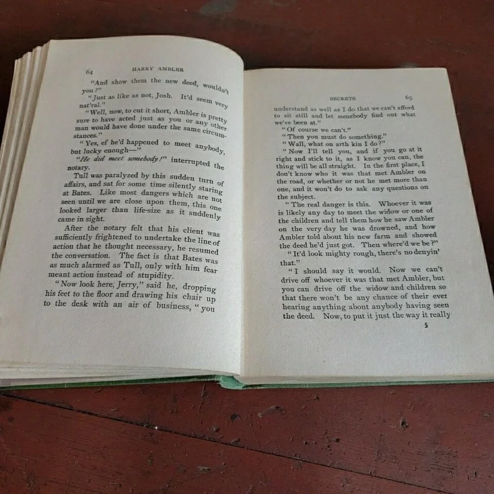 HARRY AMBLER by Sidney‎ Marlow (1917 Antique Hardcover Book)
